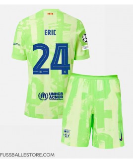 Günstige Barcelona Eric Garcia #24 3rd trikot Kinder 2024-25 Kurzarm (+ Kurze Hosen)